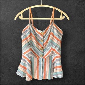 🌻Style Envy Sleeveless Button Blouse